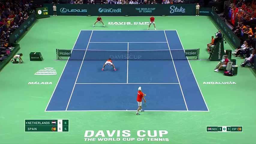 Venue of the 2024 Davis Cup Tennis Final